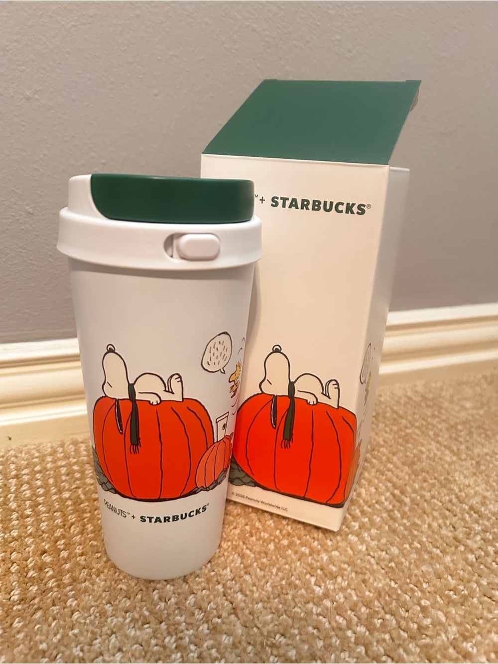 Starbucks Great Pumpkin PSL 17 oz tumbler